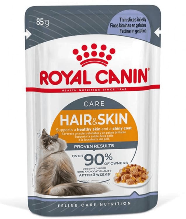 Royal Canin - Hair & Skin Pouch Cat Food In Gravy 85g