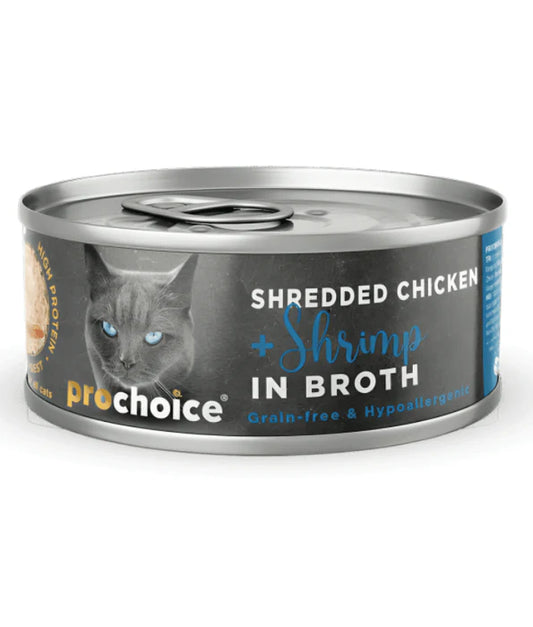 Prochoice - Shredded Fresh Chicken and Shrimp In Broth 70g