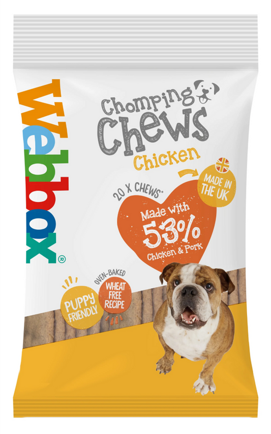 Webbox Chomping Chews, Chicken 200g