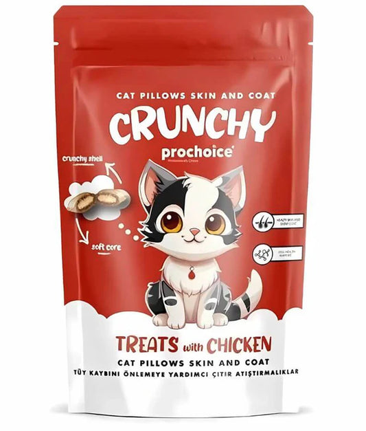 Prochoice - Crunchy Skin & Coat Cat Treats With Chicken 60g